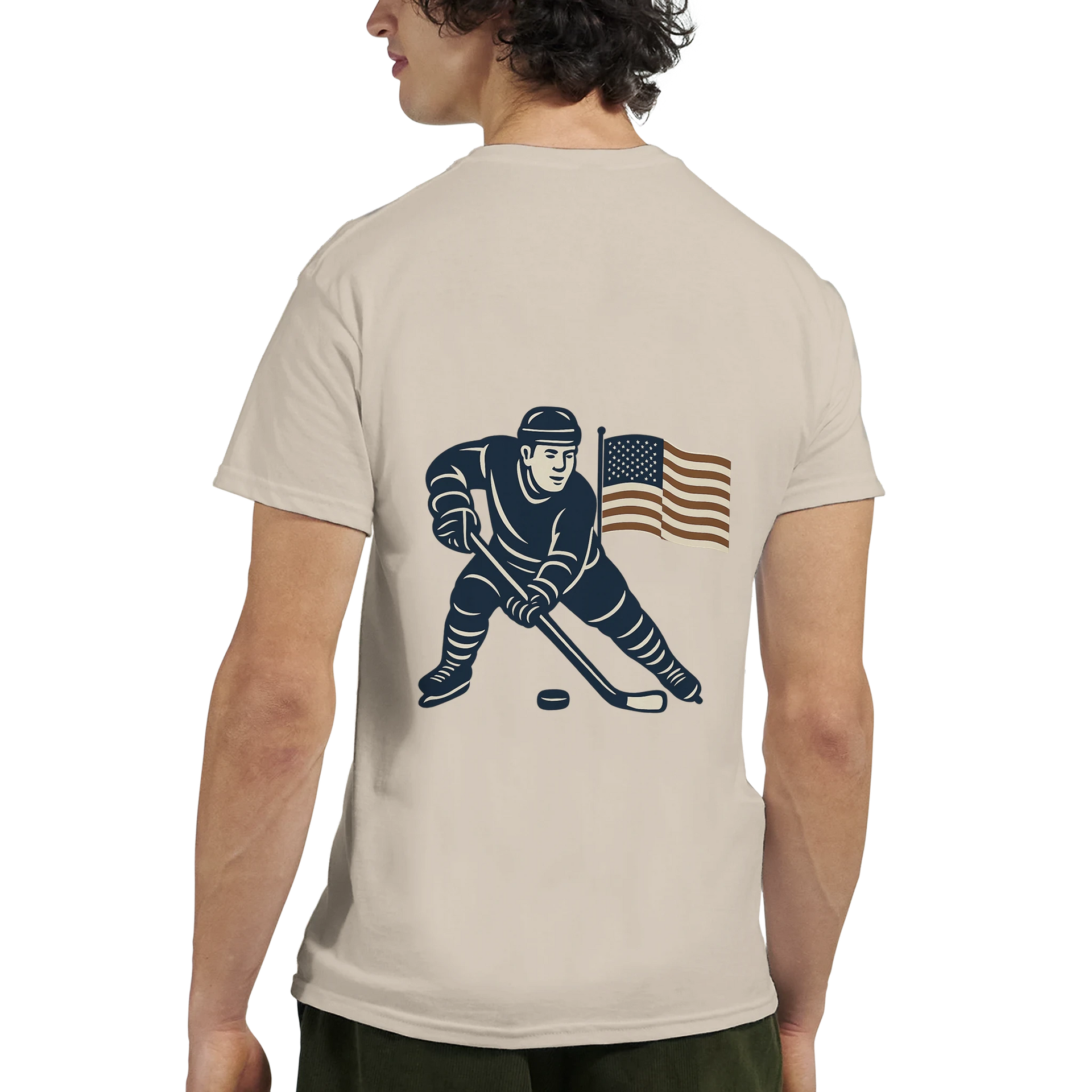 Hockey Rock USA Heavyweight Cotton T-Shirt – Classic Fit