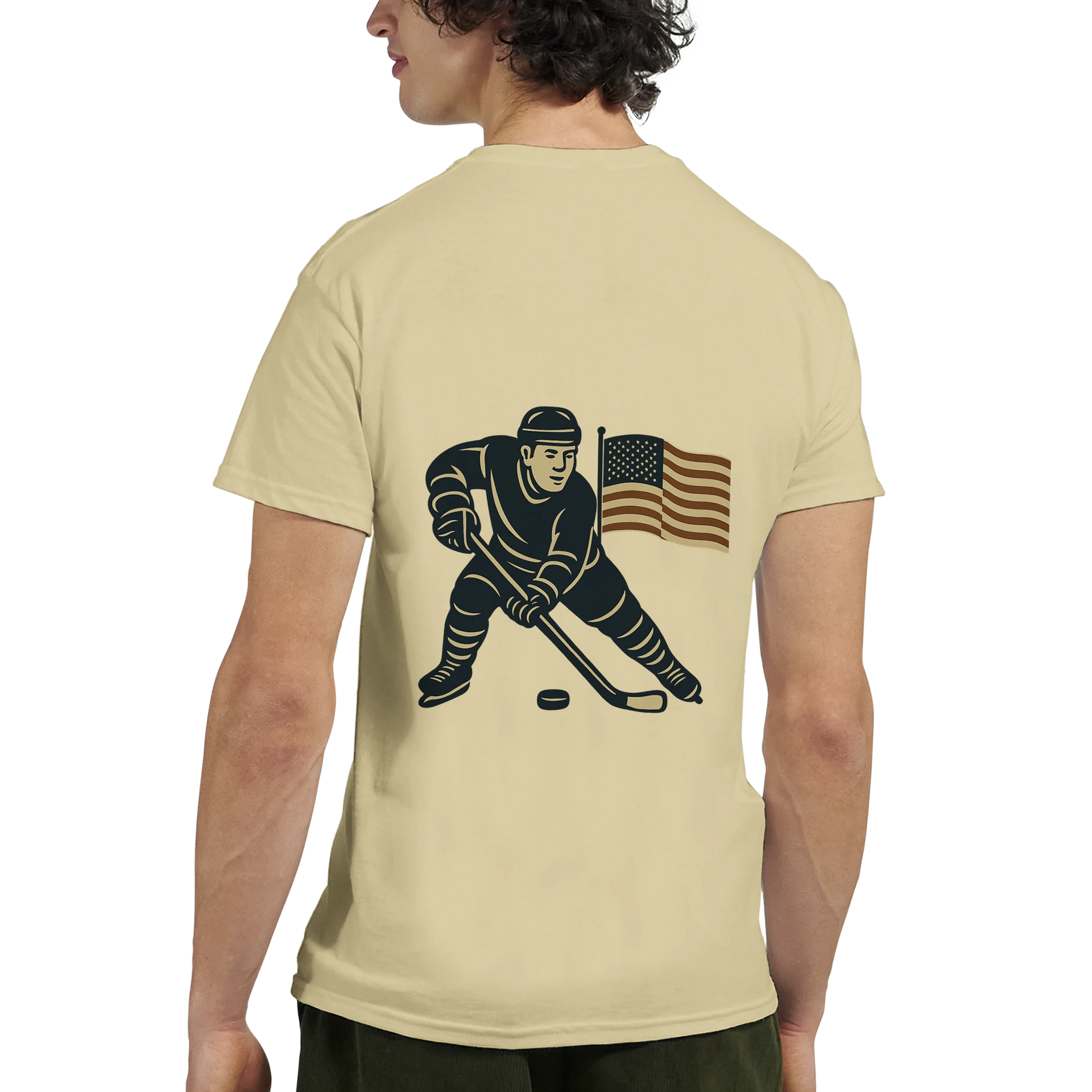 Hockey Rock USA Heavyweight Cotton T-Shirt – Classic Fit